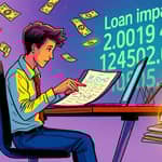 Calcule o impacto do empréstimo na sua vida financeira