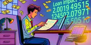 Calcule o impacto do empréstimo na sua vida financeira