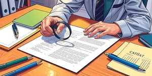Revise todos os termos antes de assinar o contrato