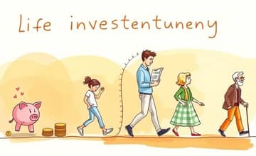 Crie um plano de investimento para cada fase da vida