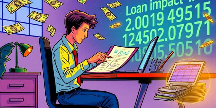 Calcule o impacto do empréstimo na sua vida financeira