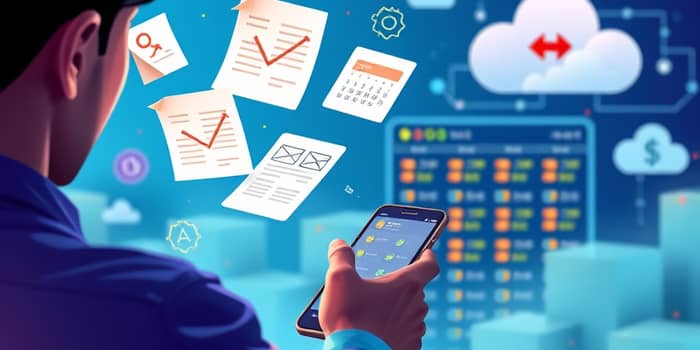 Acompanhe seus contratos em aplicativos ou internet banking