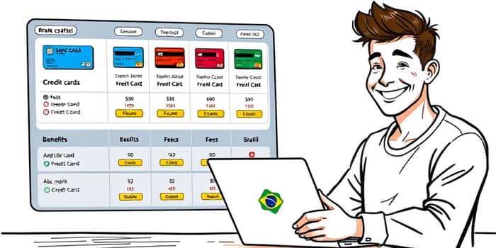 Utilize comparadores online para escolher seu cartão ideal