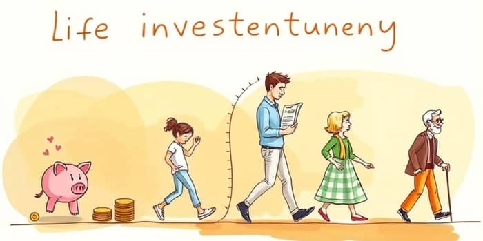 Crie um plano de investimento para cada fase da vida